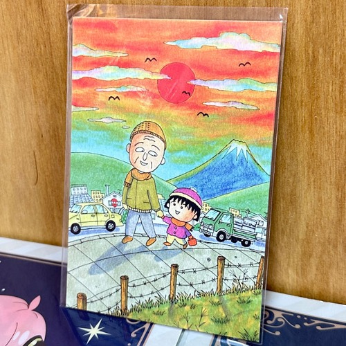 치비마루코 원화 포스트카드 D