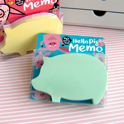 Hello Pig Memo 포스트잇