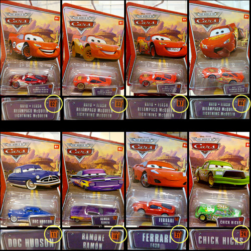 디즈니 Pixar&#039;s Cars 다이케스트모델 시리즈 9탄