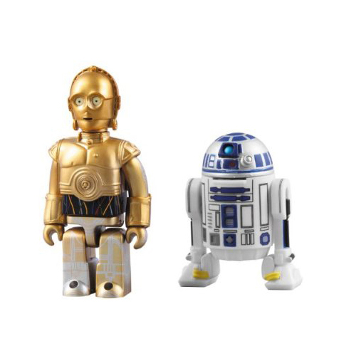 스타워즈 큐브릭C-3PO &amp; R2-D2 2pc set 