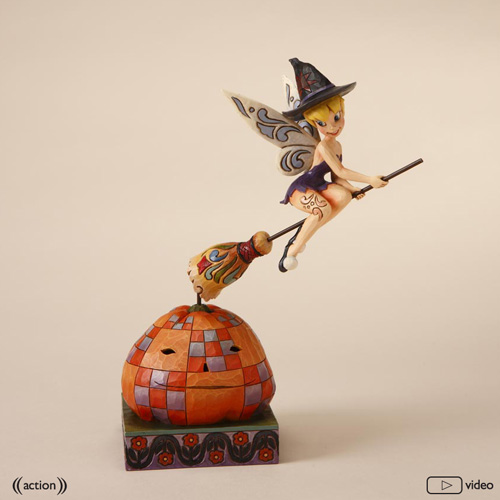 디즈니 스톤레진 피규어 콜렉션 팅커벨 --Tinker Bell with Pumpkin-