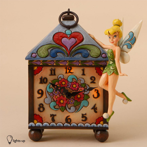 디즈니 스톤레진 피규어 콜렉션 팅커벨 -Tinker Bell Mantel Clock-(품절)