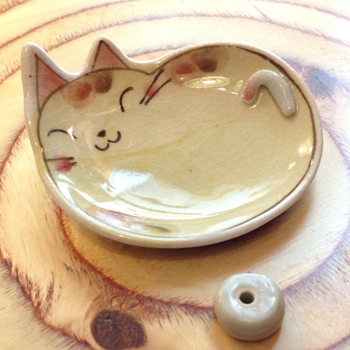 고양이 미니 “향” 접시