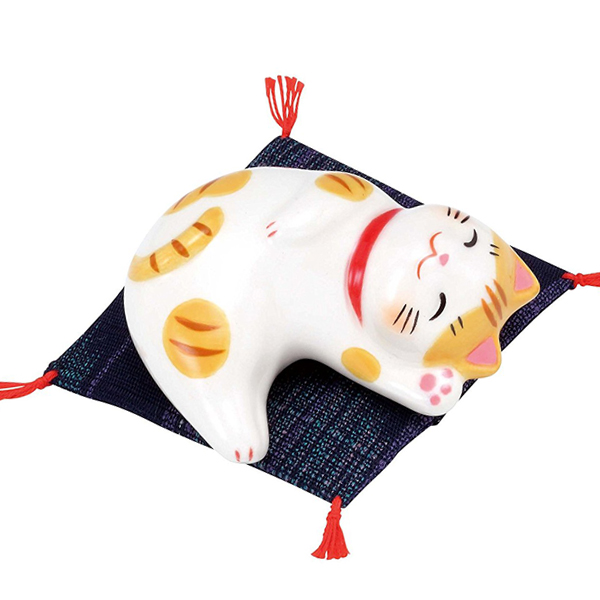  마네키네코 복고양이 도자기 mini 마스코트 