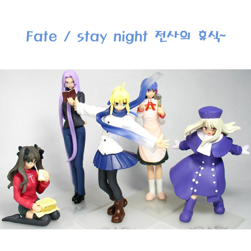 Fate Stay Night 전사의 휴식 5종세트 (입고완료)