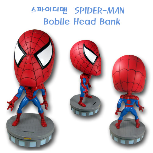 스파이더맨  SPIDER-MAN　Bobble Head Bank (입고완료)